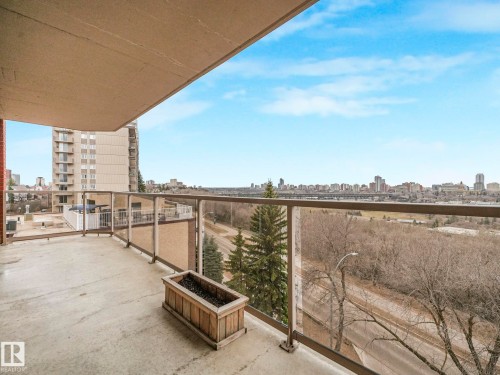 602 10649 Saskatchewan Drive, Edmonton, AB - Outdoor With Balcony With Exterior