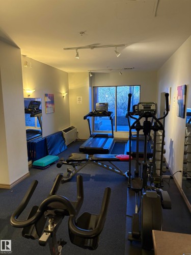 602 10649 Saskatchewan Drive, Edmonton, AB - Indoor Photo Showing Gym Room