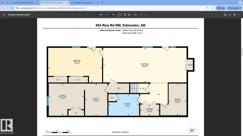 Floor plan - 954 Rice Road, Edmonton, AB - Other