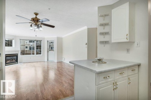 114 17150 94A Ave, Edmonton, AB - Indoor With Fireplace