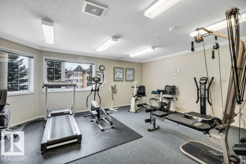 114 17150 94A Ave, Edmonton, AB - Indoor Photo Showing Gym Room