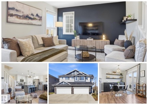 3887 Robins Crescent, Edmonton, AB - Indoor Photo Showing Living Room