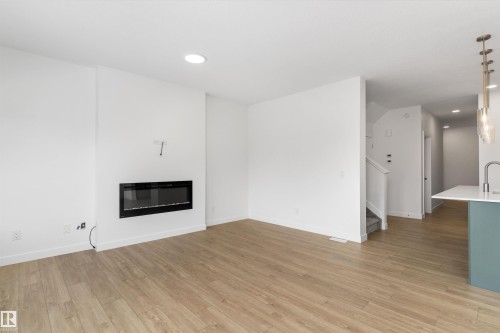 2704 188 Street, Edmonton, AB - Indoor Photo Showing Living Room With Fireplace