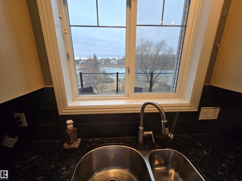 1668 Glastonbury Boulevard, Edmonton, AB - Indoor Photo Showing Kitchen With Double Sink