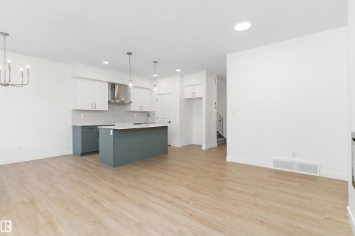 4015 207 Street, Edmonton, AB - Indoor Photo Showing Kitchen With Upgraded Kitchen