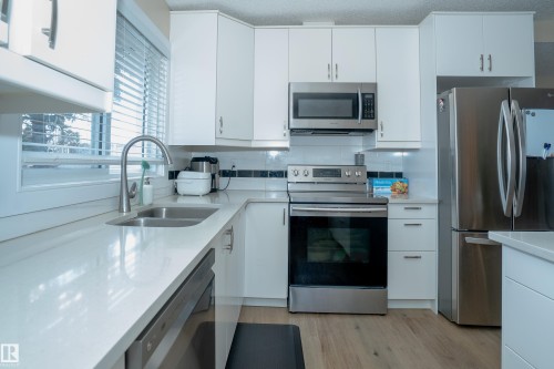 7807 132 Avenue, Edmonton, AB - Indoor Photo Showing Kitchen With Double Sink
