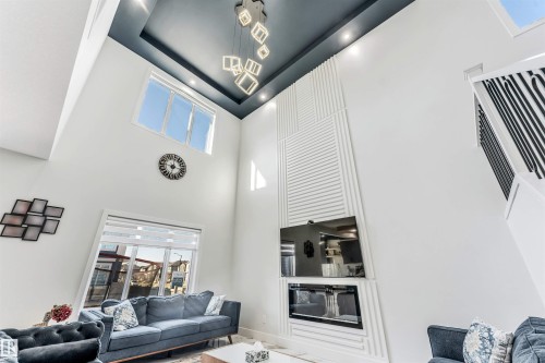 3729 42 Avenue, Beaumont, AB - Indoor Photo Showing Living Room