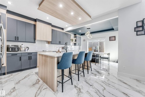3729 42 Avenue, Beaumont, AB - Indoor Photo Showing Kitchen With Upgraded Kitchen