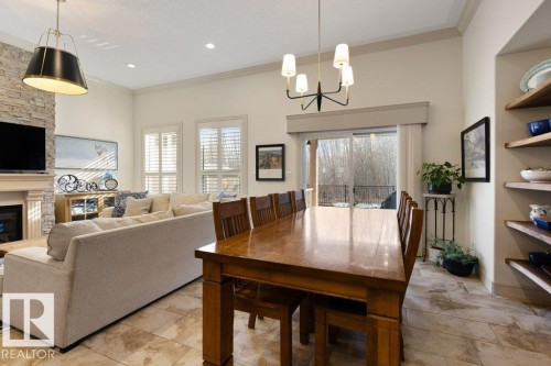 68 Enchanted Way, St. Albert, AB - Indoor Photo Showing Other Room With Fireplace