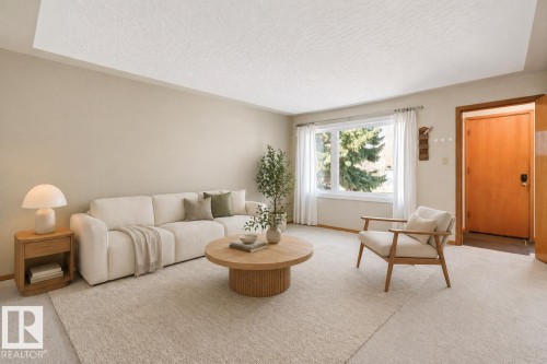 10307 73 Street, Edmonton, AB - Indoor Photo Showing Living Room