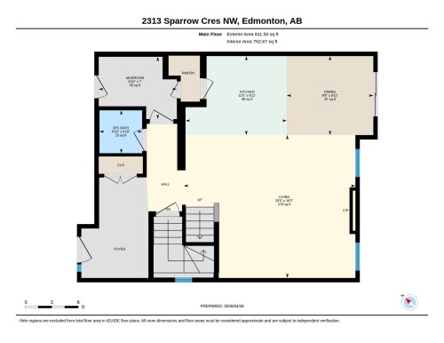 Floor plan - 2313 Sparrow Crescent, Edmonton, AB - Other