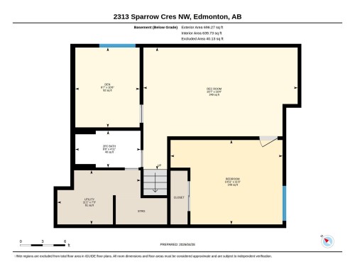 Floor plan - 2313 Sparrow Crescent, Edmonton, AB - Other