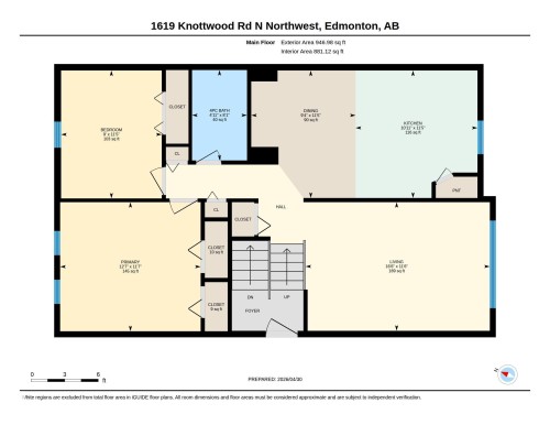 Floor plan - 1619 Knottwood Road N, Edmonton, AB - Other