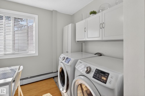 Washer and Dryer (2024) - 211 10838 108 Street, Edmonton, AB - Indoor Photo Showing Laundry Room