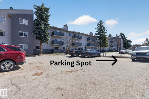 Stall parking in the back of the building - 211 10838 108 Street, Edmonton, AB - Outdoor