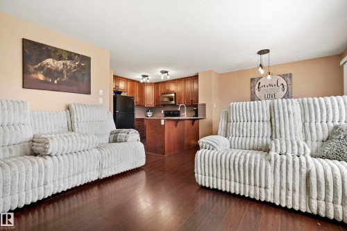9 9231 213 Street, Edmonton, AB - Indoor Photo Showing Living Room