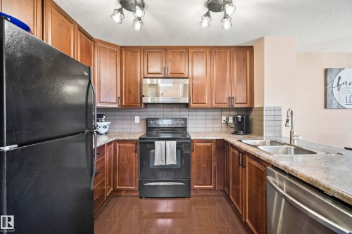9 9231 213 Street, Edmonton, AB - Indoor Photo Showing Kitchen With Double Sink