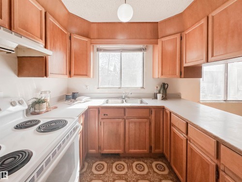 1 Forest Drive, St. Albert, AB - Indoor Photo Showing Kitchen With Double Sink