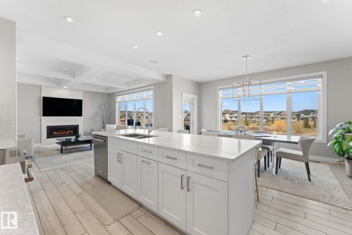 7640 179 Avenue, Edmonton, AB - Indoor With Fireplace