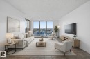 1808 10149 Saskatchewan Drive, Edmonton, AB  - Indoor Photo Showing Living Room 