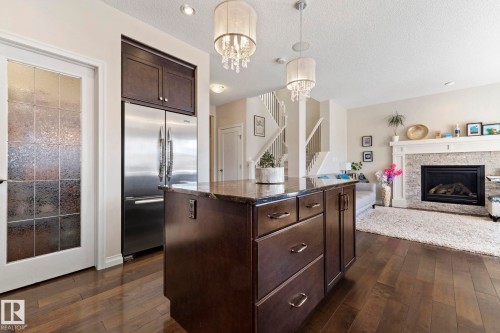 425 Simpkins Wynd, Leduc, AB - Indoor With Fireplace