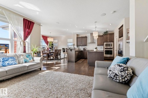 425 Simpkins Wynd, Leduc, AB - Indoor Photo Showing Living Room
