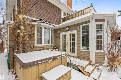 9819 92 Avenue, Edmonton, AB - Outdoor With Deck Patio Veranda