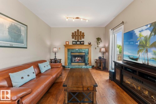 1802 2 Avenue, Cold Lake, AB - Indoor Photo Showing Living Room With Fireplace