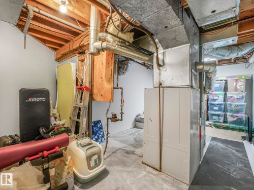 160 Carlson Close, Edmonton, AB - Indoor Photo Showing Basement