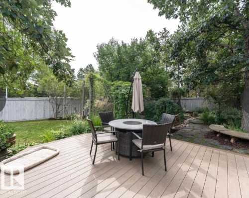 160 Carlson Close, Edmonton, AB - Outdoor With Deck Patio Veranda With Backyard