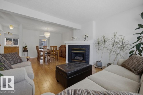 17624 96 Avenue, Edmonton, AB - Indoor Photo Showing Living Room With Fireplace