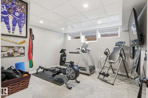13904 86 Avenue, Edmonton, AB - Indoor Photo Showing Gym Room