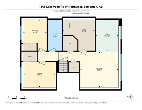 Floor plan - 1566 Lakewood Road Nw, Edmonton, AB - Other