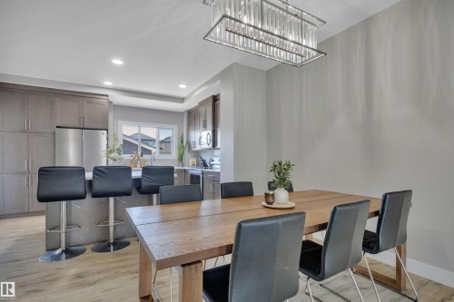 921 Berg Place, Leduc, AB - Indoor Photo Showing Dining Room