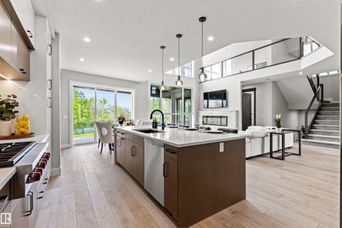 4810 Knight Crescent, Edmonton, AB - Indoor Photo Showing Kitchen With Upgraded Kitchen