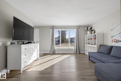 6034 105 Street, Edmonton, AB - Indoor Photo Showing Living Room