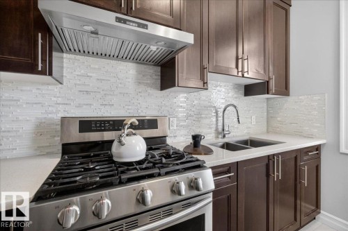 1380 Graydon Hill Way, Edmonton, AB - Indoor Photo Showing Kitchen With Double Sink With Upgraded Kitchen