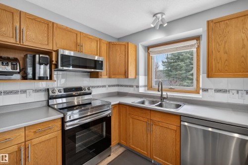 874 Ryan Place, Edmonton, AB - Indoor Photo Showing Kitchen With Double Sink