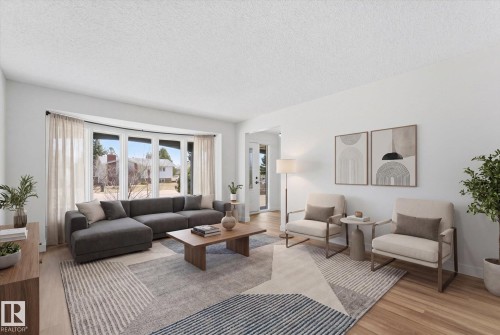 4224 110 Street, Edmonton, AB - Indoor Photo Showing Living Room