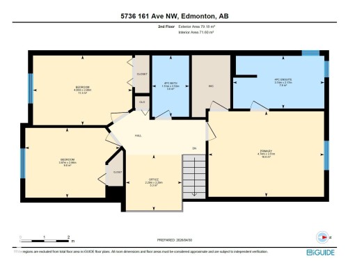 Floor plan - 5736 161 Avenue, Edmonton, AB - Other