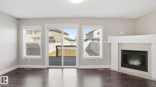 7 Ashby Gardens, Spruce Grove, AB - Indoor Photo Showing Living Room With Fireplace