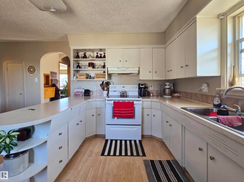 13220 132 Street, Edmonton, AB - Indoor Photo Showing Kitchen With Double Sink