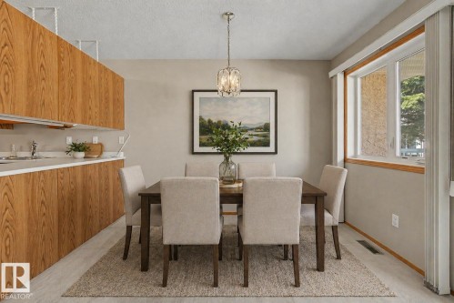 17434 Callingwood Road, Edmonton, AB - Indoor Photo Showing Dining Room