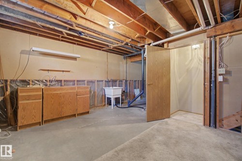 17434 Callingwood Road, Edmonton, AB - Indoor Photo Showing Basement