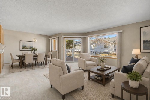 17434 Callingwood Road, Edmonton, AB - Indoor Photo Showing Living Room