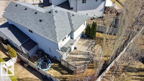 Expansive multi-level wood deck extending from the property - 10 Erickson Close, St. Albert, AB - Outdoor