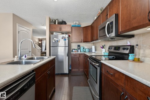 5636 18 Avenue, Edmonton, AB - Indoor Photo Showing Kitchen With Stainless Steel Kitchen With Double Sink