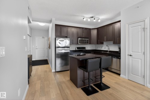 202 9819 104 Street, Edmonton, AB - Indoor Photo Showing Kitchen