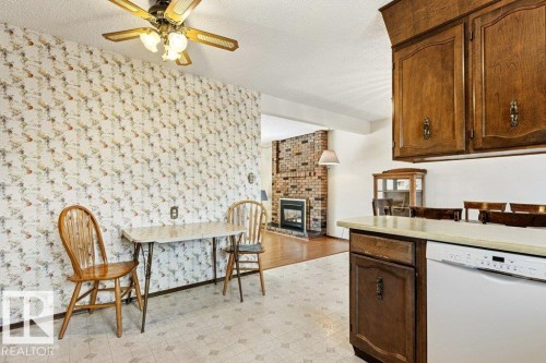 35 Oatway Drive, Stony Plain, AB - Indoor Photo Showing Other Room With Fireplace