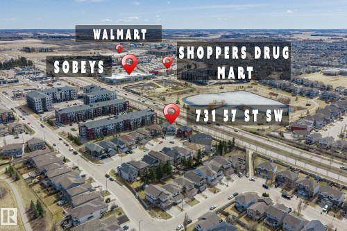 Image quality insufficient for description - 731 57 Street Sw, Edmonton, AB - Outdoor With View